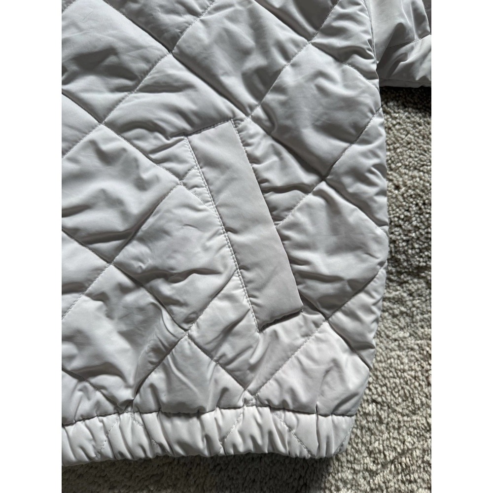 Vuori Echo Insulated Bomber Jacket in Oyster Ivory Size Large - Picture 4 of 8
